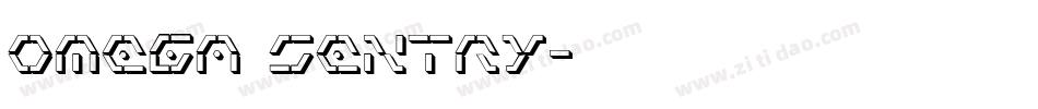 Omega Sentry字体转换